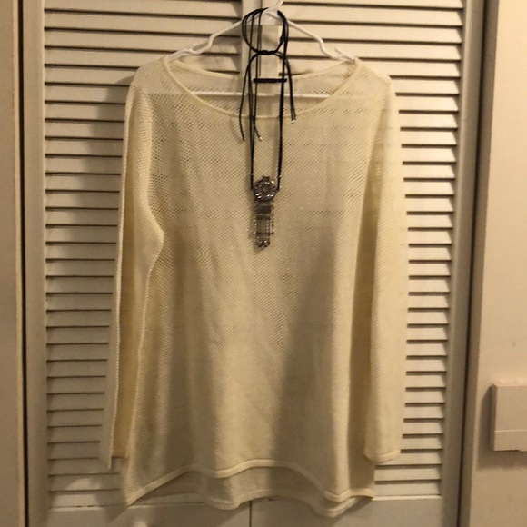 Cyrus Sweaters - *HOLD FOR K💘1HR SALE Cyrus Sheer XL LS Sweater C